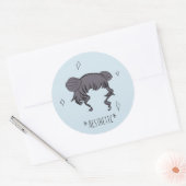 Space Buns *ästhetische* Sticker (Blatt 6 oder 20) (Umschlag)