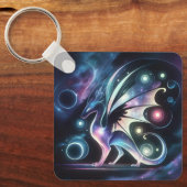 Space Butterfly Dragon Schlüsselanhänger (Vorderseite)