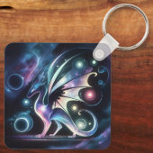 Space Butterfly Dragon Schlüsselanhänger (Rückseite)