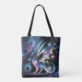 Space Butterfly Dragon Tasche (Rückseite)