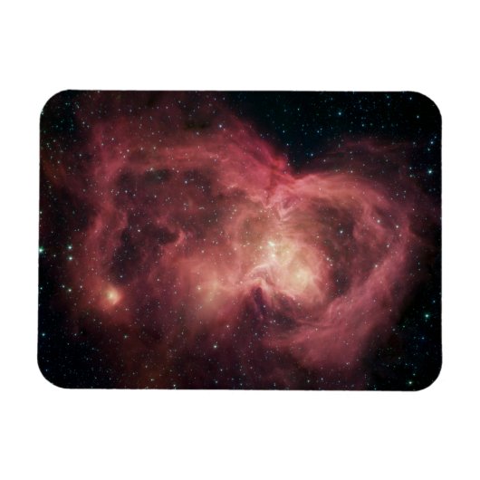 Space Butterfly Nebel Magnet (Horizontal)