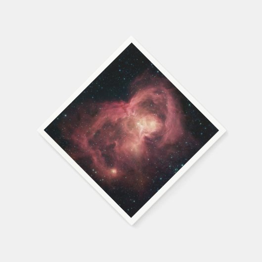 Space Butterfly Nebel Serviette (Ecke)