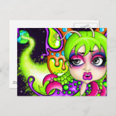 Space Butterfly Postkarte (Vorne/Hinten)