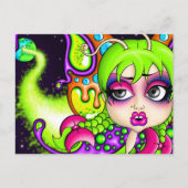 Space Butterfly Postkarte (Vorderseite)