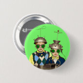 Space Cadet Brothers Button (Vorne & Hinten)