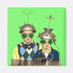 Space Cadet Brothers Magnet