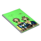 Space Cadet Brothers Notizblock (Rechte Seite)