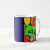 Space cadet Junge lese sci fi book Kaffeetasse (VorderseiteRechts)