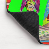 Space cadet Junge lese sci fi book Mousepad (Ecke)