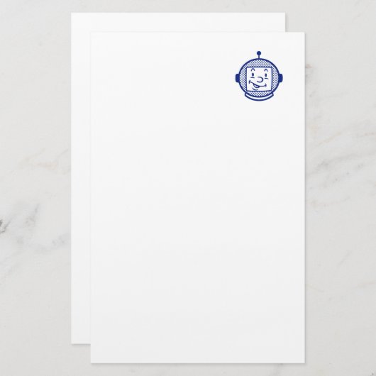 Space Cadet Letterhead Briefpapier (Vorne/Hinten)
