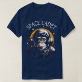 Space Cadet Monkey Ape Chimp Astronaut T-Shirt (Design vorne)