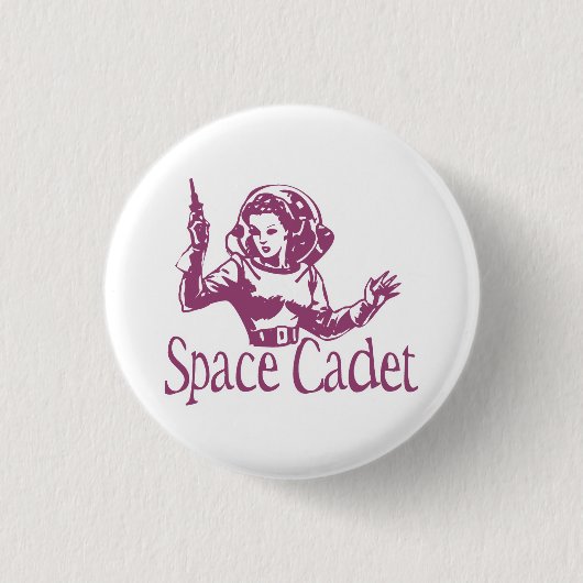 Space Cadet Pinka Button (Vorderseite)