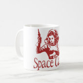 Space Cadet Rot Kaffeetasse (Vorderseite Links)