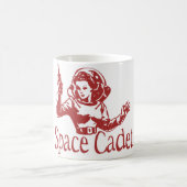 Space Cadet Rot Kaffeetasse (Mittel)