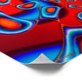 Space Cadet Science Fiction Abstrakt Poster (Ecke)