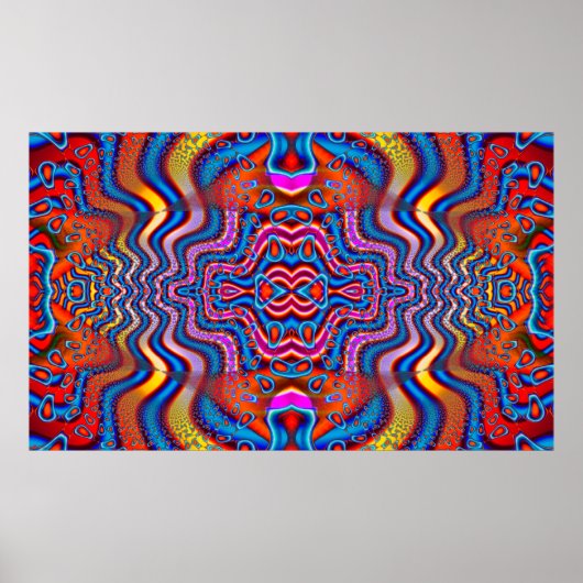 Space Cadet Science Fiction Abstrakt Poster (Vorne)