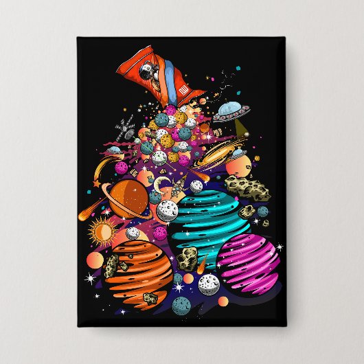 Space Candy Button (Vorderseite)