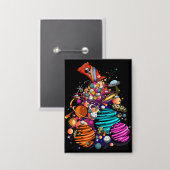 Space Candy Button (Vorderseite/Rückseite)
