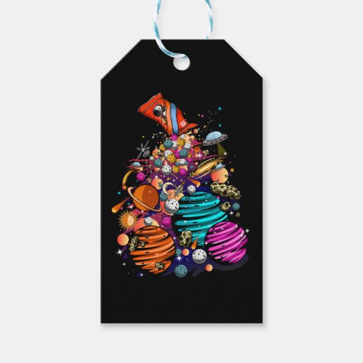 Space Candy Geschenkanhänger (Vorderseite)