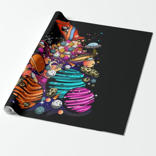 Space Candy Geschenkpapier (Ungerollt)