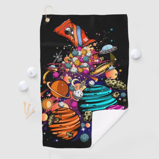 Space Candy Golfhandtuch (Insitu)