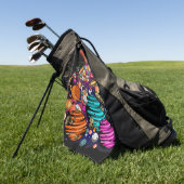 Space Candy Golfhandtuch (Gras)