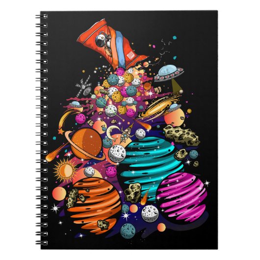Space Candy Notizblock (Vorderseite)