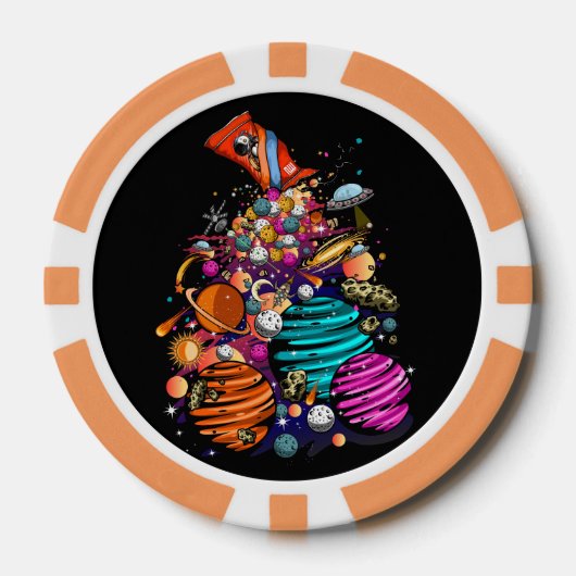 Space Candy Pokerchips (Vorderseite)
