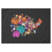 Space Candy Tischdecke (Vorderseite (Horizontal))