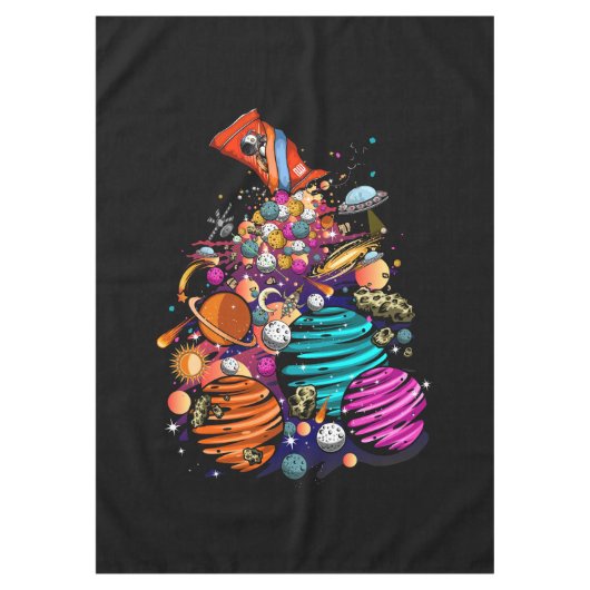 Space Candy Tischdecke (Vorderseite)