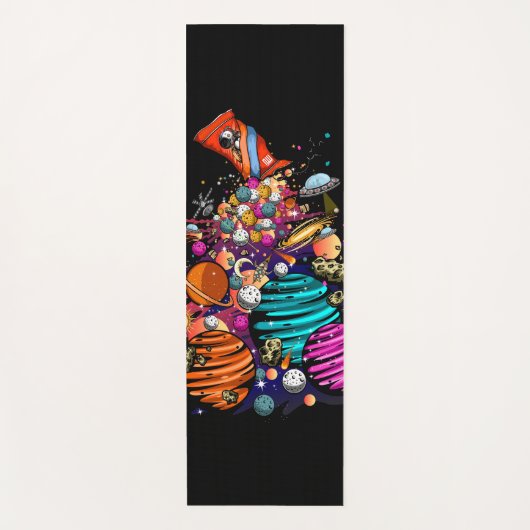 Space Candy Yogamatte (Vorderseite)