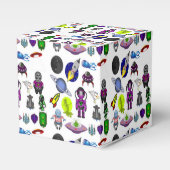 Space Cartoon Geschenkschachtel (Vorderseite)