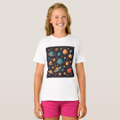 Space Cartoon T-Shirt (Vorne ganz)