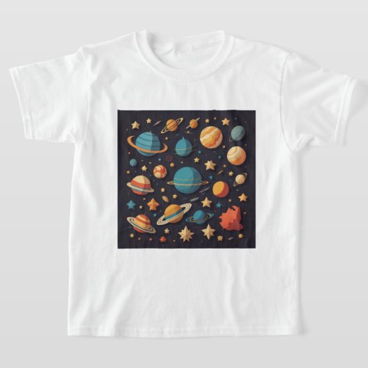 Space Cartoon T-Shirt (Ablage )