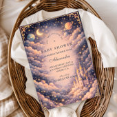 Space Castle Baby Shower Einladung