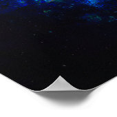 Space Cat Black Cat Geschenk für Niedliche Kitten Poster (Ecke)