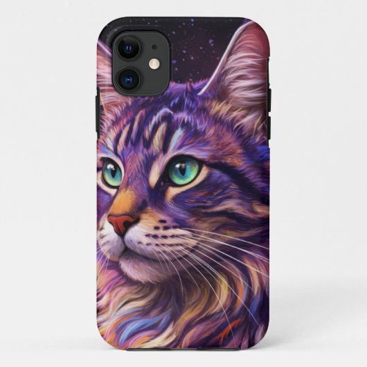 space cat Case-Mate iPhone hülle (Rückseite)