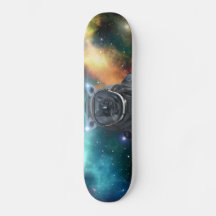 Space Cat - Color Nebula -