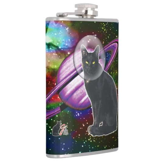 Space-Cat Cosmo Flachmann (Rechts)