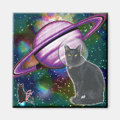 Space-Cat Cosmo Magnet (Vorne)