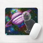 Space-Cat Cosmo-Mauspad Mousepad (Mit Mouse)