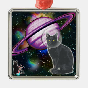 Space-Cat Cosmo Ornament