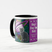 Space-Cat Cosmo Tasse (Vorderseite Links)