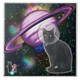 Space-Cat Cosmo Tile Fliese