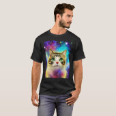 Space Cat Kitty Kitten In Cat Style 10 T-Shirt (Vorne ganz)