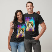Space Cat Kitty Kitten In Cat Style 10 T-Shirt (Unisex)