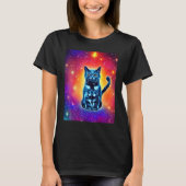 Space Cat Kitty Kitten In Cat Style 1 T-Shirt (Vorderseite)