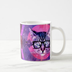 Space Cat Lila Galaxy Trending 2016 individuell an Kaffeetasse