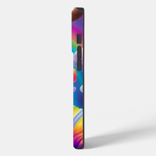 Space Cat Phone Case (Rückseite / Links)