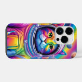Space Cat Phone Case iPhone Hülle (Rückseite (Horizontal))
